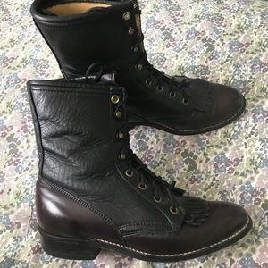 Women’s Laredo Leather Keltie Vintage LaceUp Boots